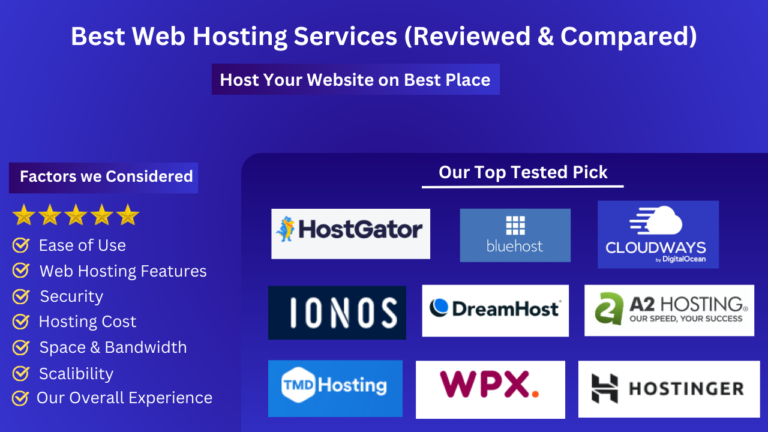 Best Web Hosting Services For 2024 [My Top Picks]
